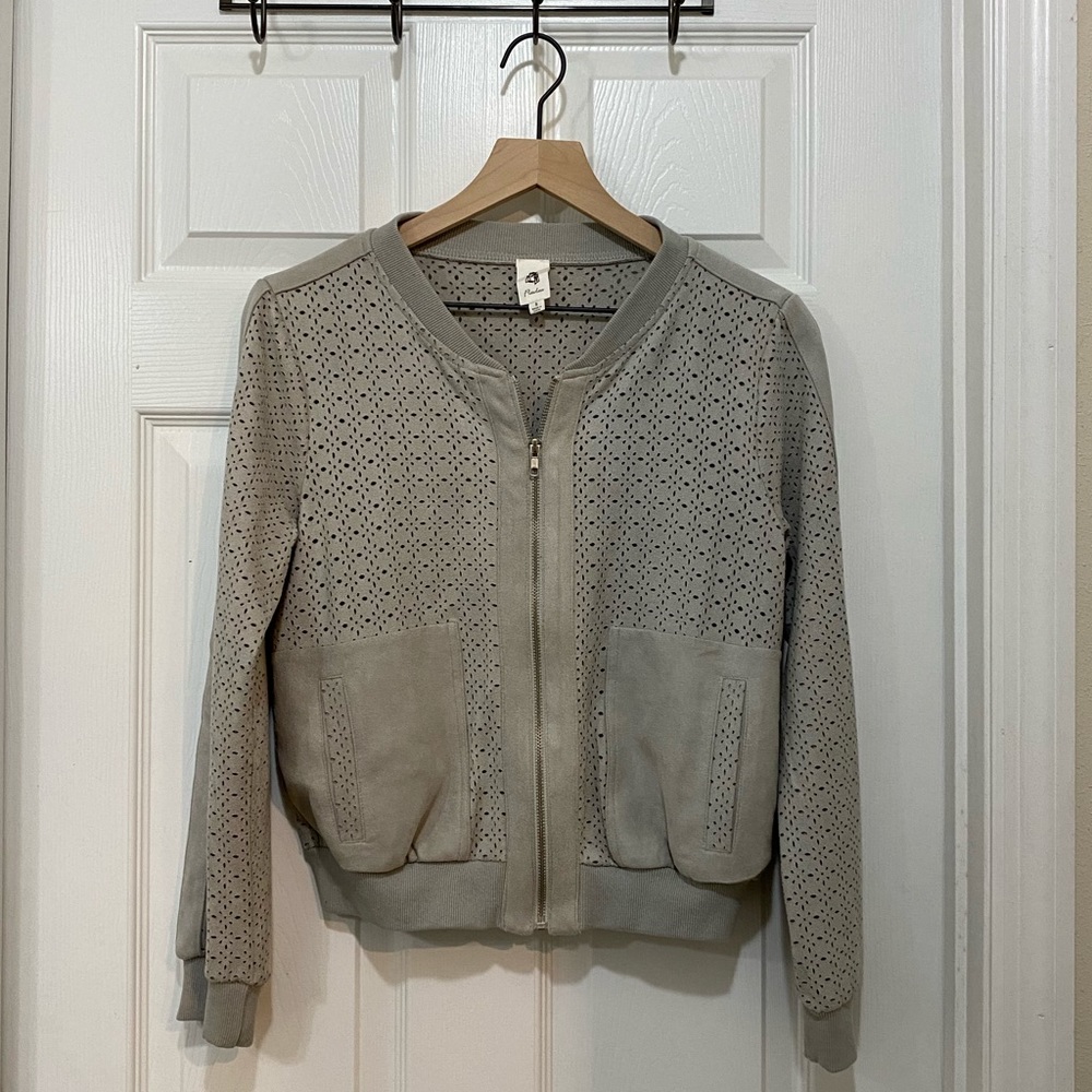 NWOT Suede-feel Bomber Jacket